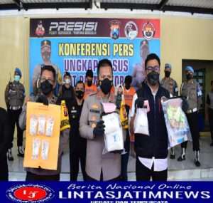 Polresta Sidoarjo  Berhasil Amankan 3 Tersangka Pengedar Sabu Jaringan Bali