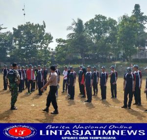 Jelang Upacara Peringatan HUT Kemerdekaan RI Ke-77, Koramil Dan Polsek Ngadirojo Latih Paskibra