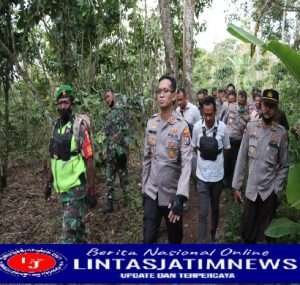 Kapolres Bondowoso Memastikan Kesiapan Jalur Evakuasi Dampak Erupsi Gunung Raung