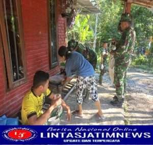 Dorong Semangat Personel Satgas TMMD Ke-114, Ibu-Ibu Rutin Siapkan Logistik