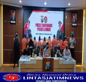 Polres Jember Berhasil Mengamankan 15 Terduga Pelaku Pembakaran, 9 diantaranya Resmi Tersangka