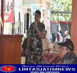 Kegiatan sosialisasi dan Penyuluhan Menjadi Bagian Dari Program TMMD Ke -114 Ngawi