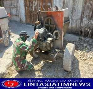 Muncul Tukang Servis Molen di Lokasi TMMD