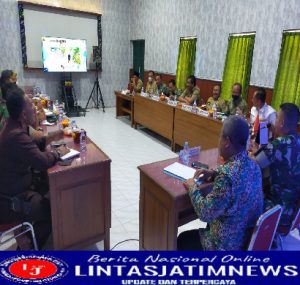 Dandim 0801/Pacitan Pimpin Rapat Koordinasi Rencana Pelaksanaan TMMD Ke-117