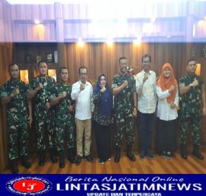 Pimpinan DPRD Kota Surabaya mendapat Kunjunga dari Danrem 084/Bhaskara Jaya Brigjen Terry Tresna Purnama