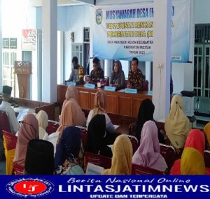 Babinsa Koramil 0801/07 Hadiri Rapat Penyusunan Rencana Kerja Pemerintah Desa