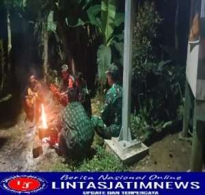 Dengan Patroli, Ciptakan Wilayah Yang Aman Dan Pererat Silaturahmi Dengan Warga