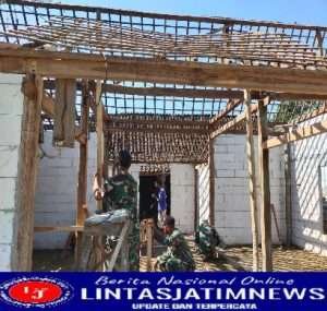 Pastikan Tepat Waktu, Pengerjaan RTLH Milik Pak Pujiono Terus di Kebut