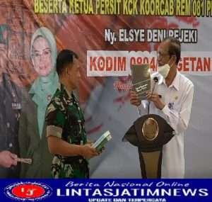 Danrem Kolonel Deni Bangga Terima Buku Sejarah Perjuangan Veteran Magetan