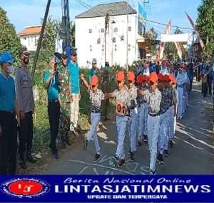 Meriah, Lomba Gerak Jalan HUT RI Ke-77  Kecamatan Solokuro