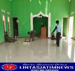 Rehab Masjid di TMMD Ke -114 Sudah Memasuki Tahap Finishing