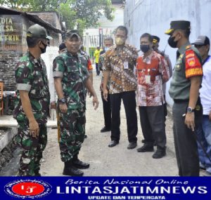 Tim Wasev Kodam IV/Diponegoro Kunjungi Lokasi TMMD Sengkuyung Tahap II Kodim 0735/Surakarta