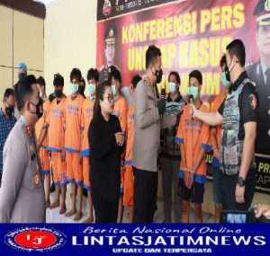Polresta Sidoarjo Amankan Pelaku Pengeroyokan Antar Perguruan Silat