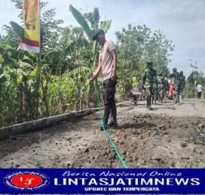 Inisiatif Aiptu Suwarno Di Lokasi TMMD