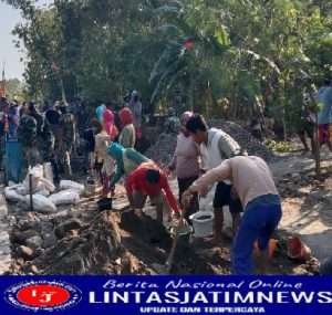 Tanpa Dikomandoi Warga Semangat Gotong Royong