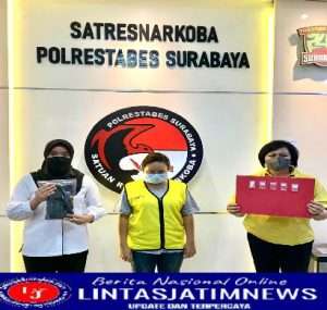 Nekat Jual Sabu Ibu Muda Asal Surabaya Harus Mendekam Dibalik Jeruji Besi Polrestabes Surabaya