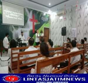 Baninsa Serengan Kawal Ibadah Minggu Pagi di Gereja Bethel