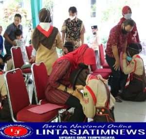 Banggakan Kedua Orang Tua Dan Asal Sekolah, Putri Pertama Serma Widhi Anugrah Bagus Irianto Ikuti Jambore Nasional XI tahun 2022 di Buperta Cibubur Jakarta Timur