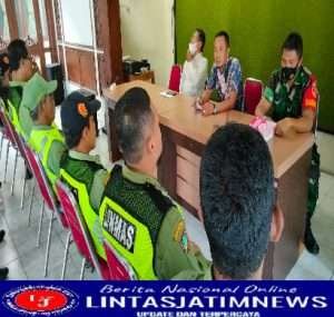 Wujud Nyata  Babinsa Kratonan Bantu Pembinaan Linmas di Wilayahnya