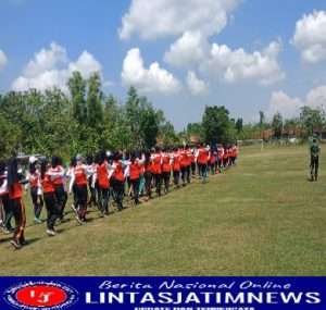 Satgas TMMD Reguler ke 114 Ikut Latih Paskibra