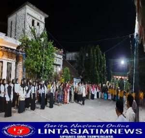 Warga RW Tiga Desa Solokuro Lakukan Upacara HUT ke-77 RI