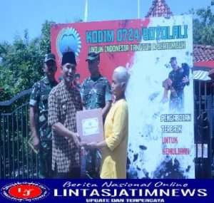 Dansatgas TMMD Jerukan Paparkan Hasil Kerja