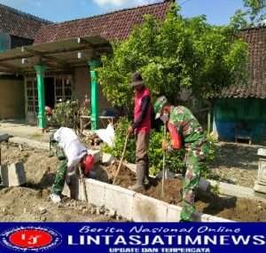 Wujud Gotong Royong dan Manunggaling TNI bersama Rakyat Karya   Bakti Pemavingan