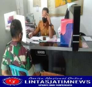 Pererat Silaturahmi, Babinsa Kunjungi Perangkat Desa