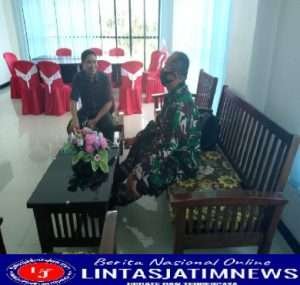 Danramil Karangmalang Kunjungi Kantor Puskesmas Karangmalang