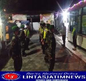 Polsek dan Koramil Bersinergi mengamankan Hiburan Musik Meriahkan HUT RI Ke-77