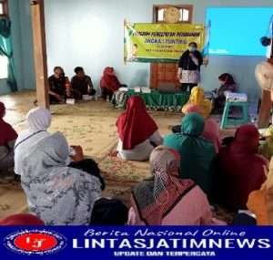 Babinsa dampingi Bides Berikan Penyuluhan MPASI