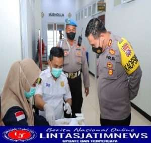 Hasil test urine Negatif, Seluruh Jajaran Polres Gresik di test urine