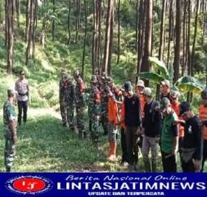 Koramil Jogorogo Bersama Instansi Terkait Gelar Apel Bersama Antisipasi Karhutla Wilayah RPH Campurejo Lawu Utara