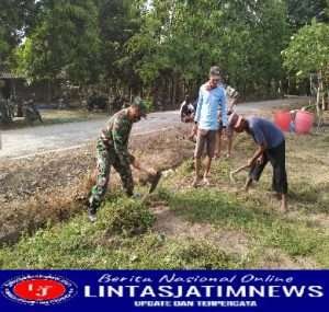 Karya Bhakti TNI AD dengan Masyarakat Bangun Budaya Gotong Royong