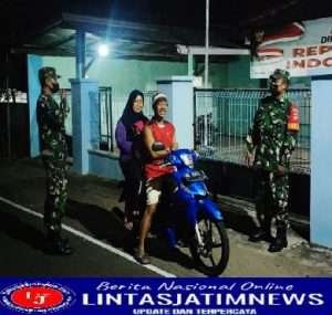 Personil Koramil 17/Sidoharjo Gelar Patroli Malam Hari Guna Menjaga Kamtibmas dan Cipta Kondisi