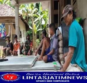 Babinsa Koramil 0801/12 Pringkuku Lakukan Komsos Dengan Warga Wujudkan Ketentraman