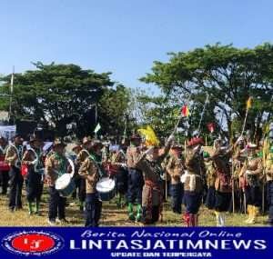 Drumband Taruna Baskara Tampil di CPA Kwarda Hizbul Wathan Bojonegoro