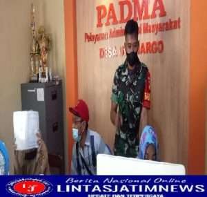 Babinsa Girimargo Kunjungi Perangkat Desa di Wilayah Binaan