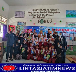 KKN Umla Kelompok 15 Tingkatkan Literasi SDN Sungelebak