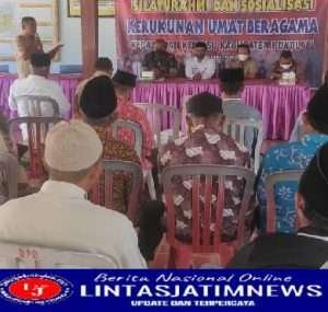 Koramil Kemusu Berikan Materi Silaturahmi dan Sosialisasi Kerukunan Umat Beragama