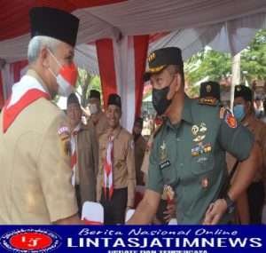 Ganjar Pranowo, Hadiri Upacara HUT Pramuka Ke-61 di Boyolali