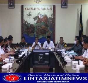 Dandim 0801/Pacitan beserta Unsur Forkopimda Gelar Rakor Peringatan 1 Abad PSHT Dan Syuran Agung PSHW