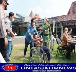 Apresiasi Bupati Mojokerto dalam Kesiapan Polresta Mojokerto saat Simulasi Pam TPS Pilkades