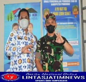 Sosialisasi Pelayanan KB TNI Manunggal Bangga Kencana Kesehatan, Kodim 0802/Ponorogo Siap Bersinergi Sukseskan Penanganan Stunting