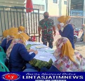 PPKM Level I Babinsa Sondakan Minta Warga Waspadai Lonjakan Covid-19