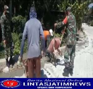 Kerja Bakti dan Gotong Royong Bukti Kedekatan Babinsa Dan Warganya