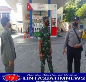 Polsek Tambaksari Giat Antisipasi Dampak Kenaikan BBM di SPBU