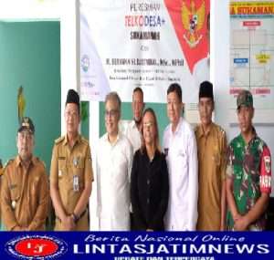 Budiman Sudjatmiko Resmikan TelkoDesa+ Sukamanah