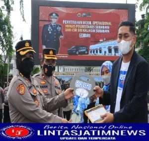 BRI Berikan Satu Unit Mobil Operasional kepada Polrestabes Surabaya, Wujud Apresiasi Masyarakat Terhadap Polri