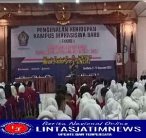 Dandim 0735/Surakarta Berikan Materi Wawasan Kebangsaan Kepada Mahasiswa Baru Universitas Slamet Riyadi